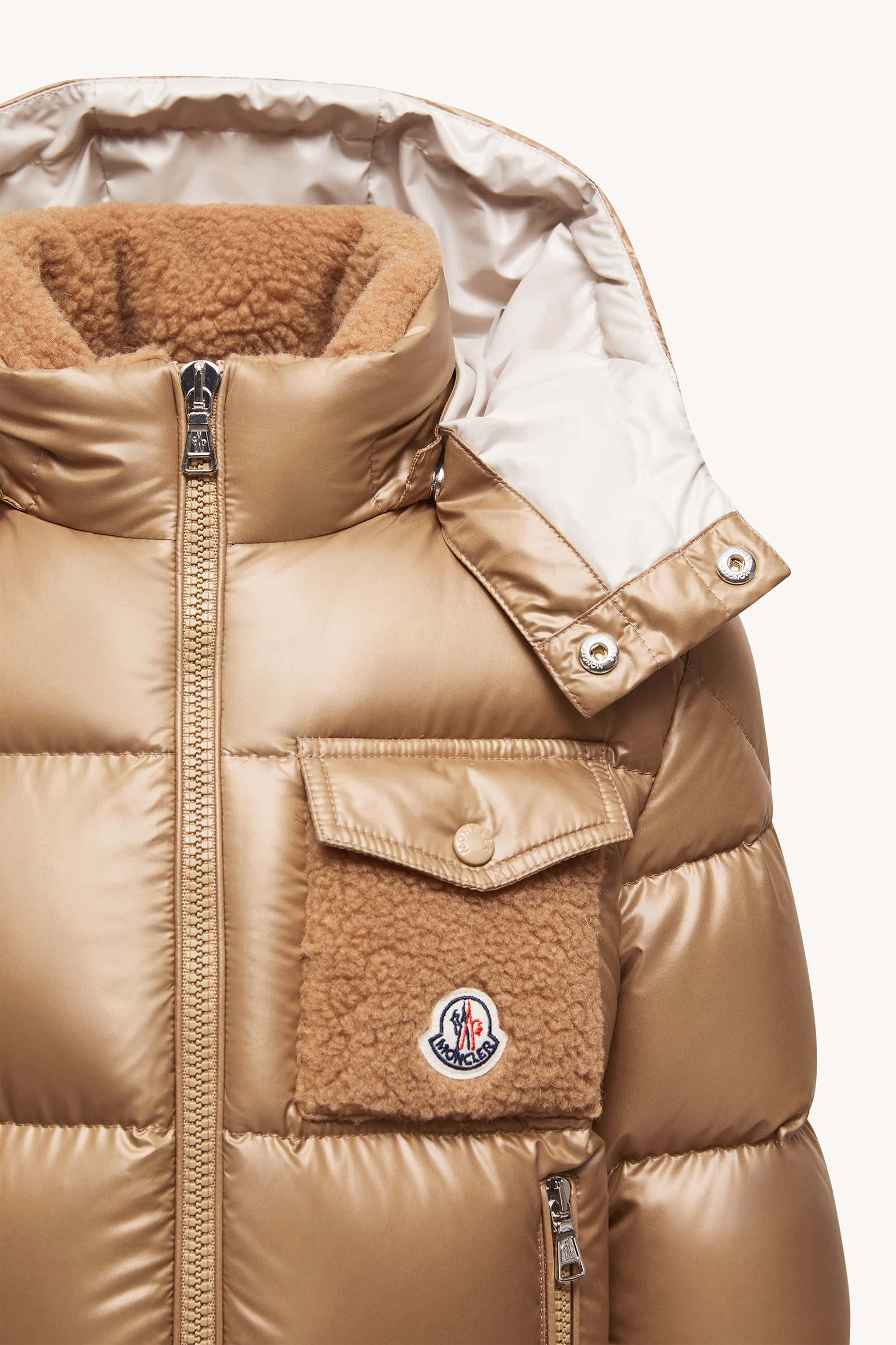 Doudoune à capuche Yule Garçon Beige Moncler 5